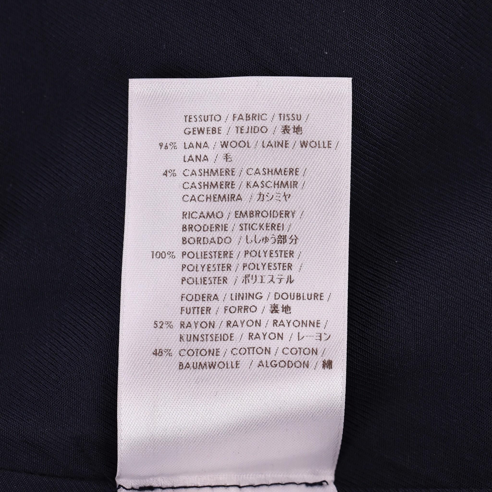 Stella McCartney Falda bordada en mezcla de lana y cachemira en venta 1