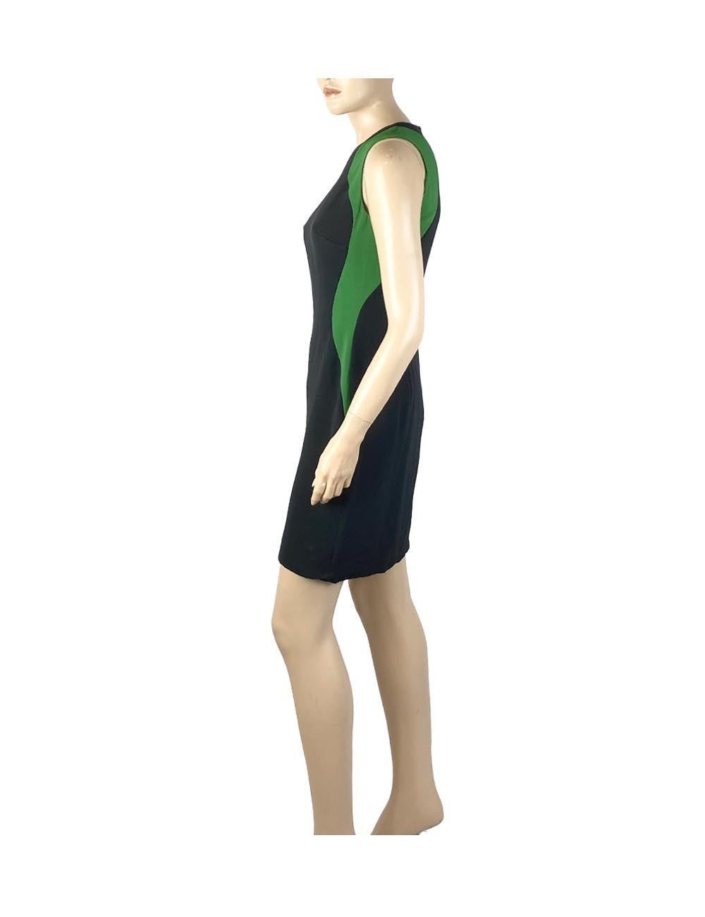Stella McCartney Black bodycon Stella McCartney dress with green detail. 

Material: Rayon and Acetate 
Size: IT 40
Bust: 84cm
Waist: 67cm
Hip: 92cm
Overall Condition: Excellent 