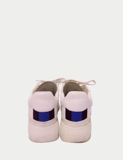 Stella McCartney White Vegan Leather Low-Top Sneakers - EU 40