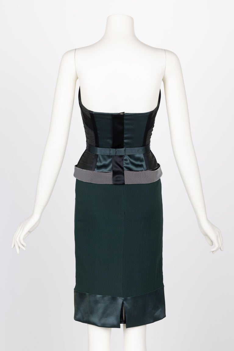 Stella McCartney F/W 2003 Runway Strapless Corset Dress