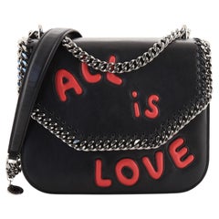 Stella McCartney Falabella Box Crossbody Bag Embroidered Faux Leather Mini