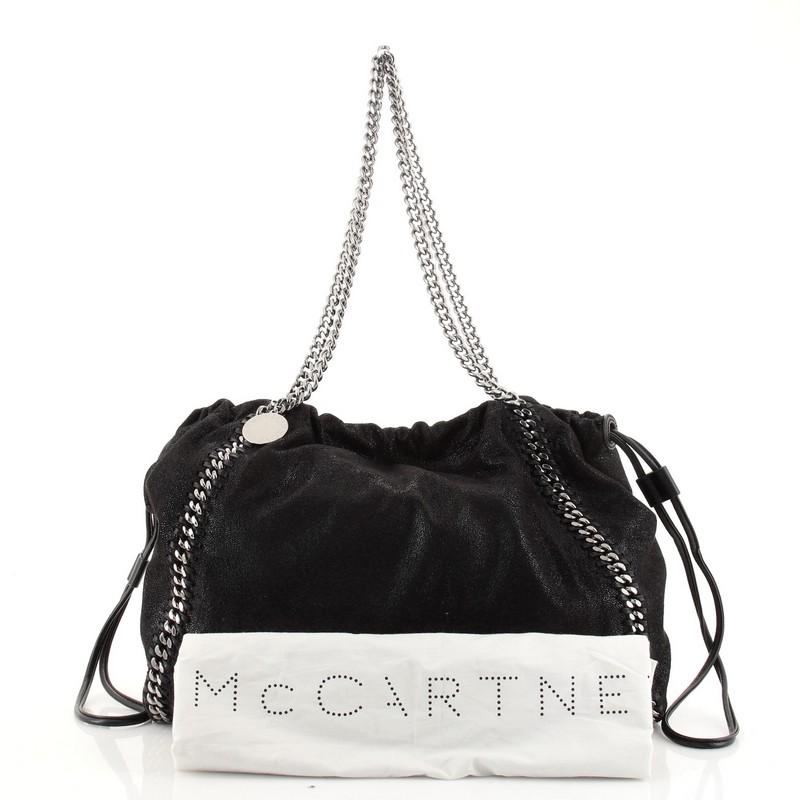 Stella McCartney Falabella Drawstring Tote Shaggy Deer Large