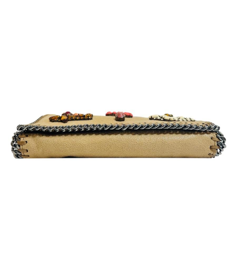 Women's Stella McCartney Falabella Embroidered Clutch Bag For Sale
