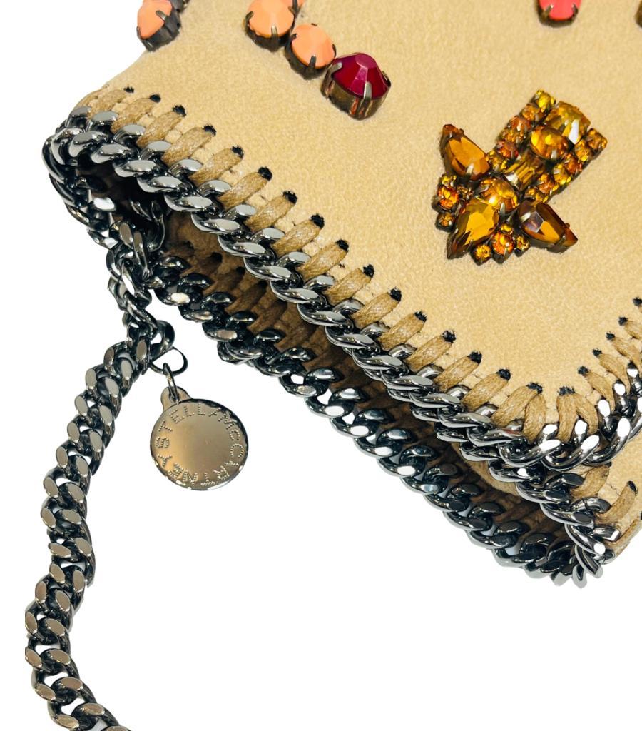 Stella McCartney Falabella Embroidered Clutch Bag For Sale 1