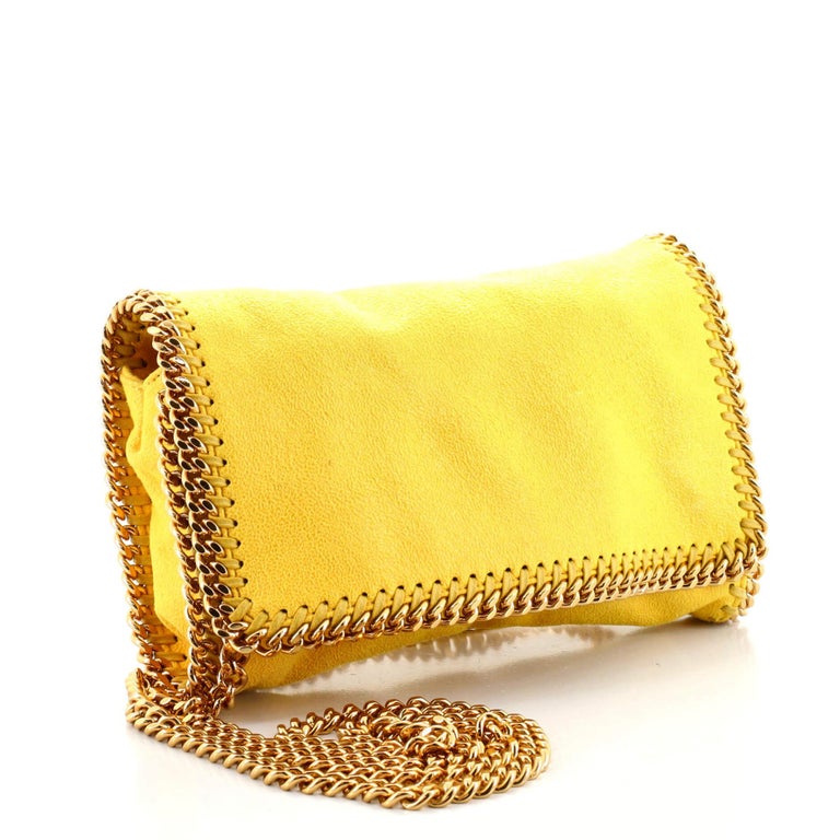 Stella McCartney Falabella Flap Crossbody Bag Shaggy Deer Small at 1stDibs