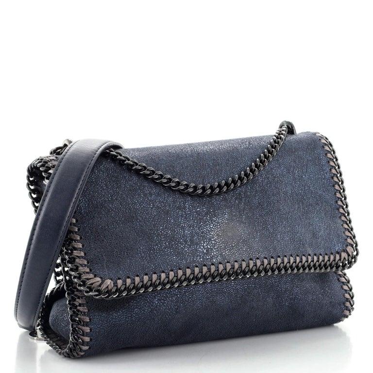 Stella McCartney Falabella Flap Crossbody Bag Shaggy Deer Small at 1stDibs