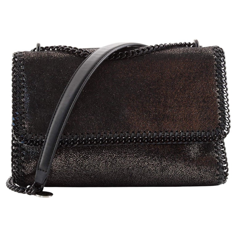 Stella McCartney Falabella Flap Crossbody Bag Shaggy Deer Small at 1stDibs