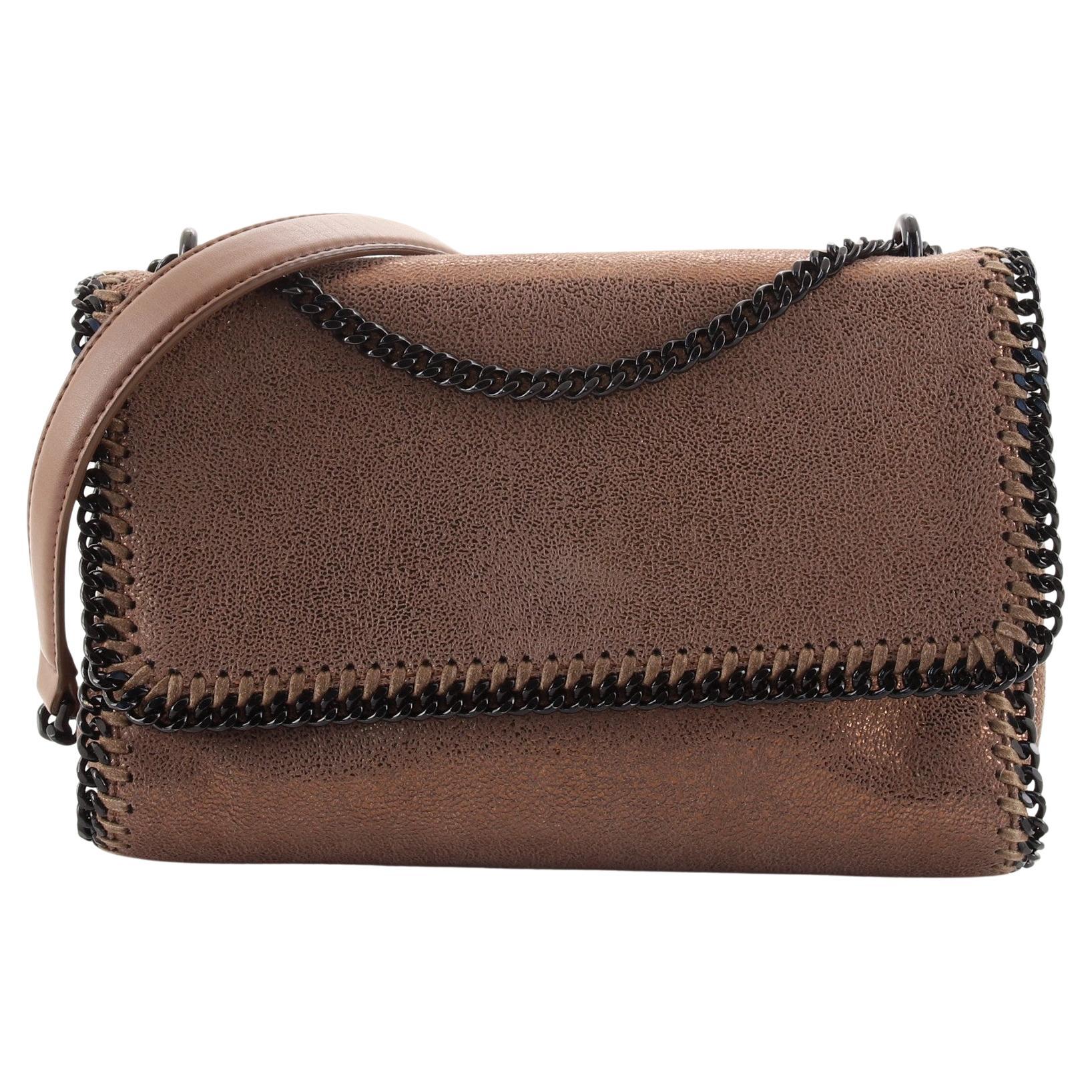 Stella McCartney Falabella Fold Over Crossbody Bag Velvet Tiny at 1stDibs