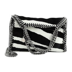 Stella McCartney Falabella Fold Over Bag Printed Velvet Mini Stella McCartney Falabella Fold Over Bag Printed Velvet Mini