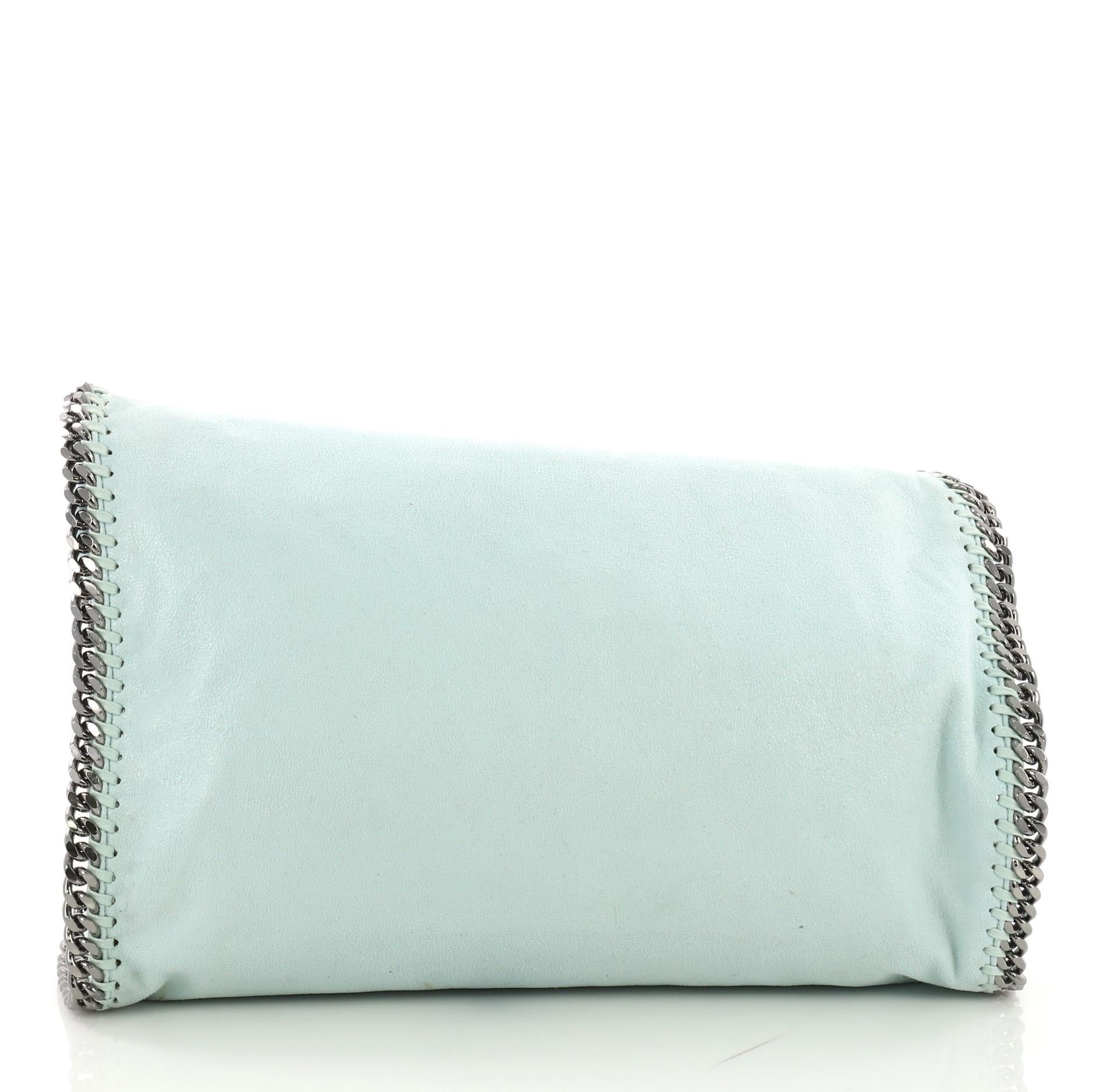 Stella McCartney Falabella Fold Over Bag Shaggy Deer In Fair Condition In NY, NY