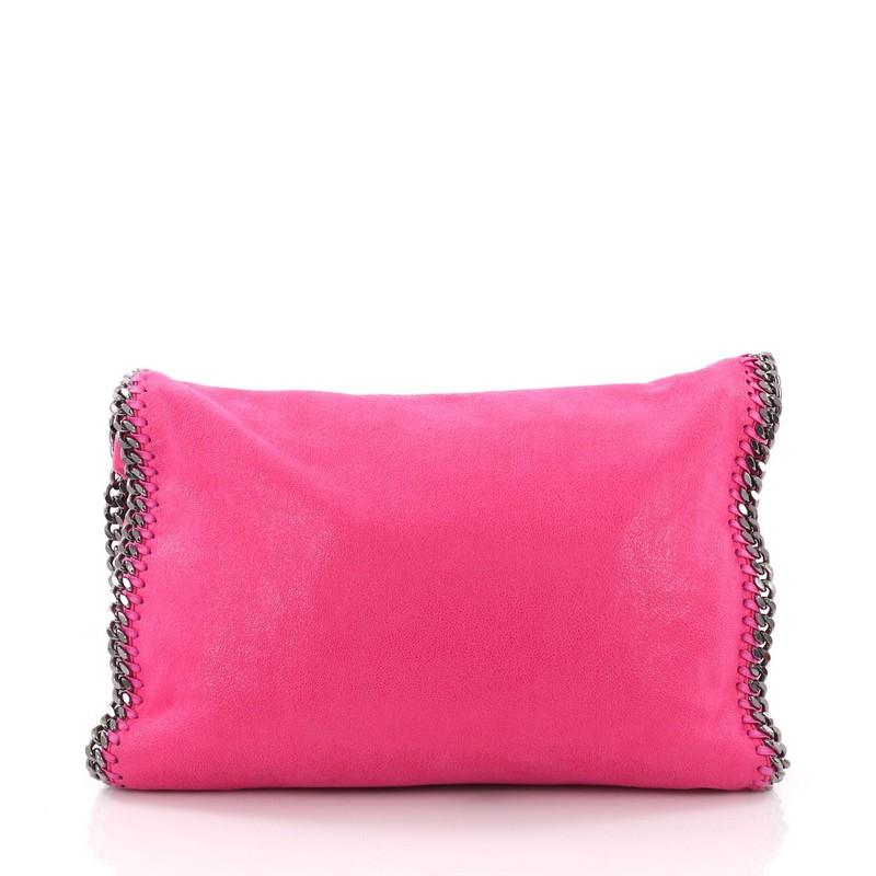 Stella McCartney Falabella Fold Over Bag Shaggy Deer In Good Condition In NY, NY