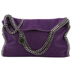 Stella McCartney Falabella Fold Over Bag Shaggy Deer