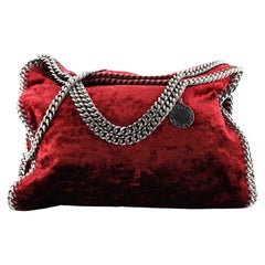 Stella McCartney Falabella Fold Over Bag Velvet