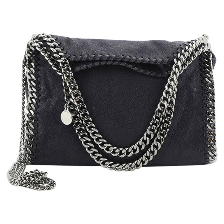 Stella McCartney Falabella Fold Over Crossbody Bag Faux Leather Mini at ...