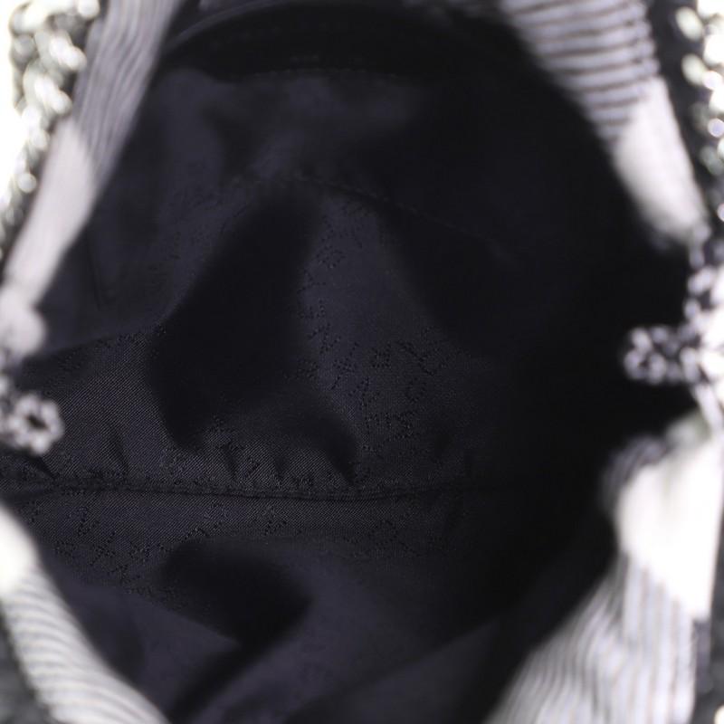 Women's or Men's Stella McCartney Falabella Fold Over Crossbody Bag Gingham Wool Mini