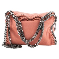 Stella McCartney Falabella Fold Over Crossbody Bag Shaggy Deer Mini