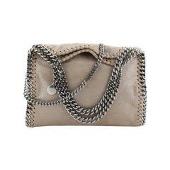 Stella McCartney Falabella Fold Over Crossbody Bag Shaggy Deer Mini