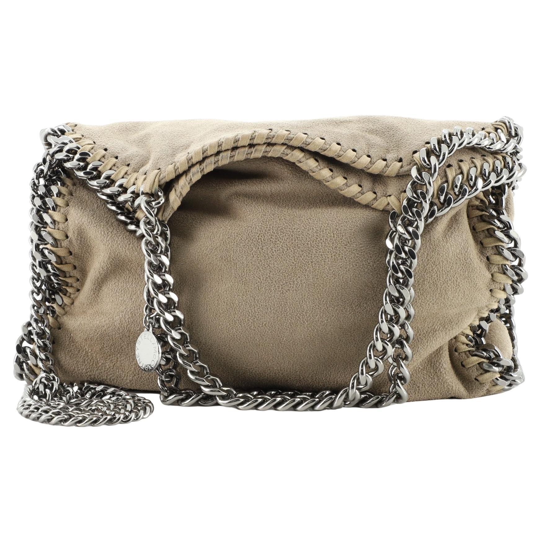 Stella Style Handbag Shoulder Crossbody Clutch Purse Messenger Bag CHAIN EDGE 