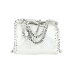 Stella McCartney Falabella Fold Over Crossbody Bag Shaggy Deer Tiny