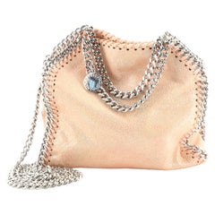 Stella McCartney Falabella Fold Over Crossbody Bag Shaggy Deer Tiny