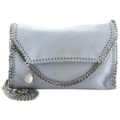 Stella McCartney Falabella Fold Over Flap Crossbody Bag Shaggy Deer Mini