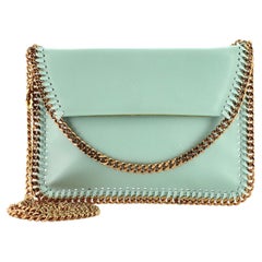 Stella McCartney Falabella Fold Over Flap Crossbody Bag Shaggy Deer Mini