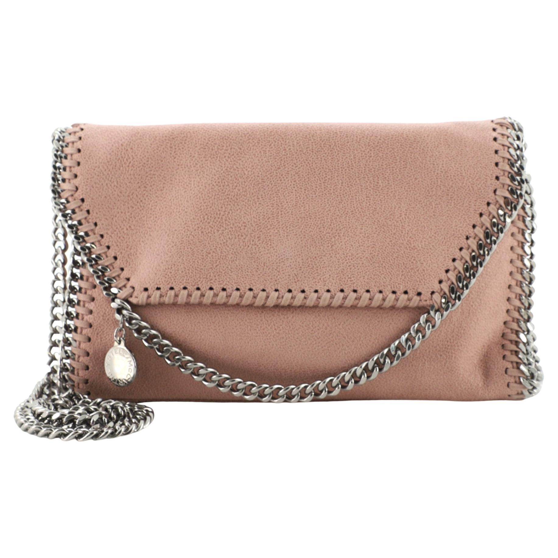 Stella McCartney Falabella Fold Over Crossbody Bag Faux Fur Mini at 1stDibs