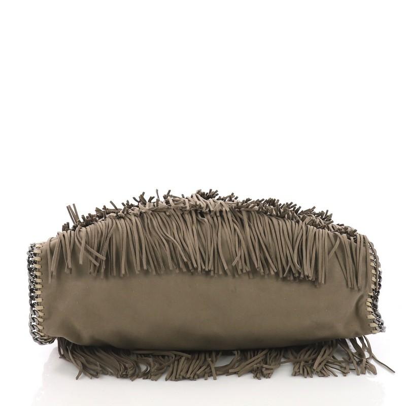 Women's or Men's Stella McCartney Falabella Fringe Tote Faux Suede Large