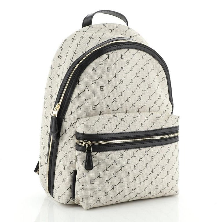 Stella McCartney Falabella Go Monogram Backpack Printed Canvas Medium