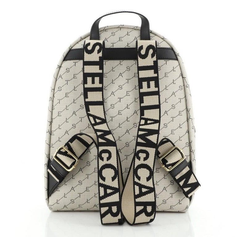 Stella McCartney Falabella Go Monogram Backpack Printed Canvas Medium
