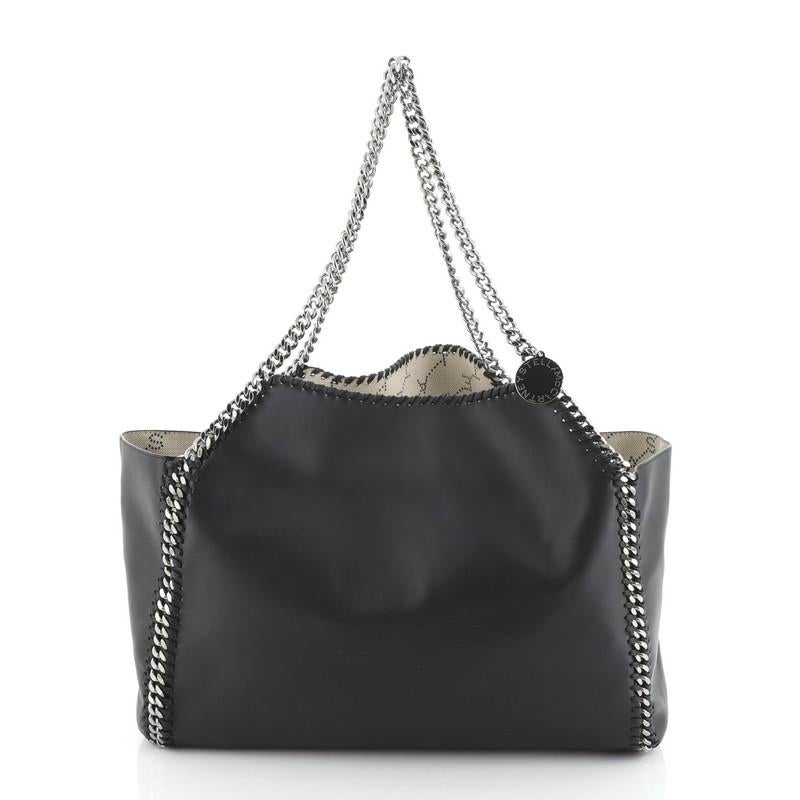 Stella McCartney Falabella Reversible Tote Monogram Canvas Large In Good Condition In NY, NY