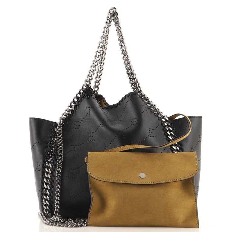 Stella McCartney Falabella Reversible Tote Perforated Faux Leather Mini at  1stDibs