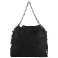 Stella McCartney Falabella Reversible Tote Shaggy Deer and Faux Fur Small