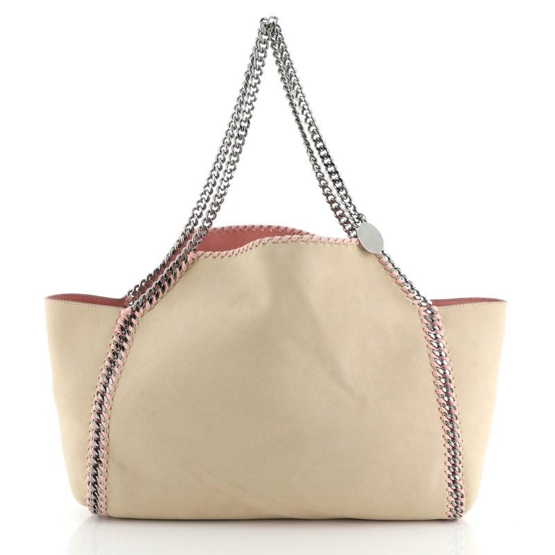 Stella McCartney Falabella Reversible Tote Shaggy Deer Large In Good Condition In NY, NY