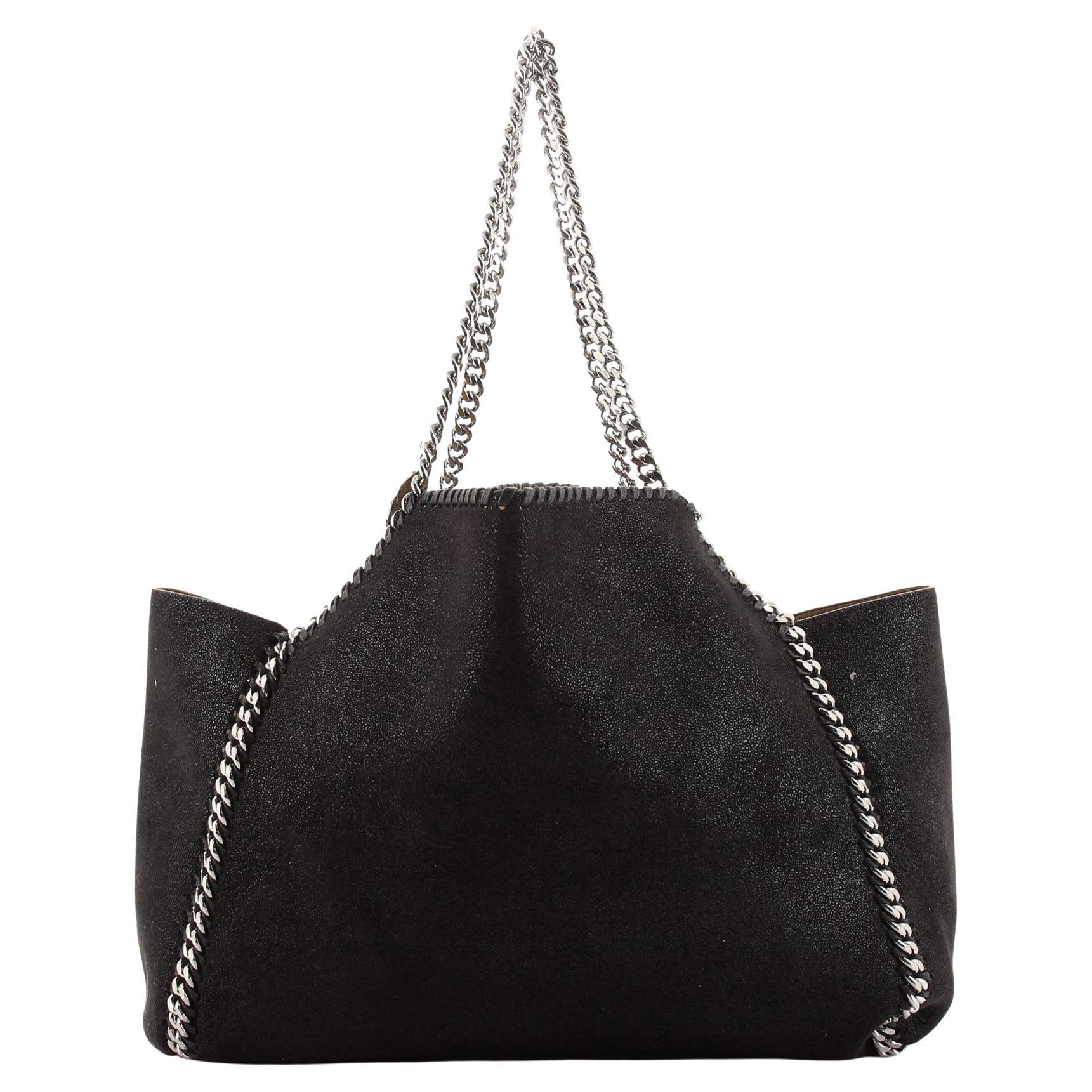 falabella medium shaggy deer reversible tote bag