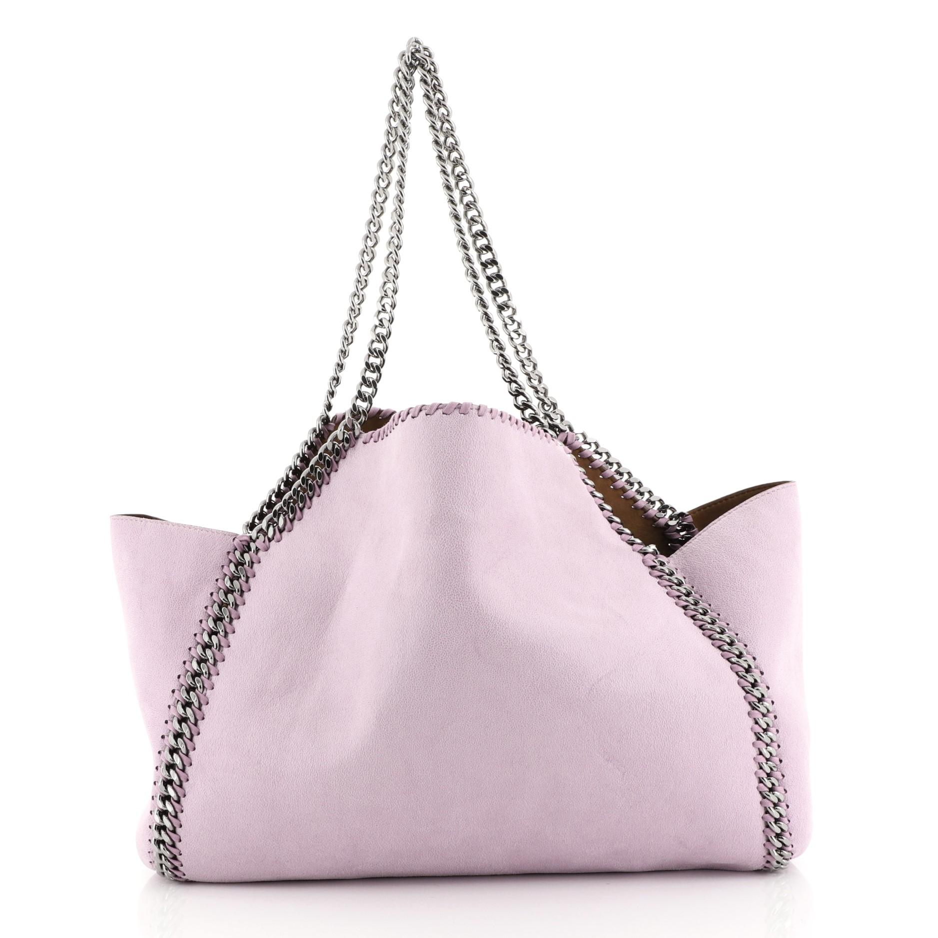 Stella McCartney Falabella Reversible Tote Shaggy Deer Small In Good Condition In NY, NY
