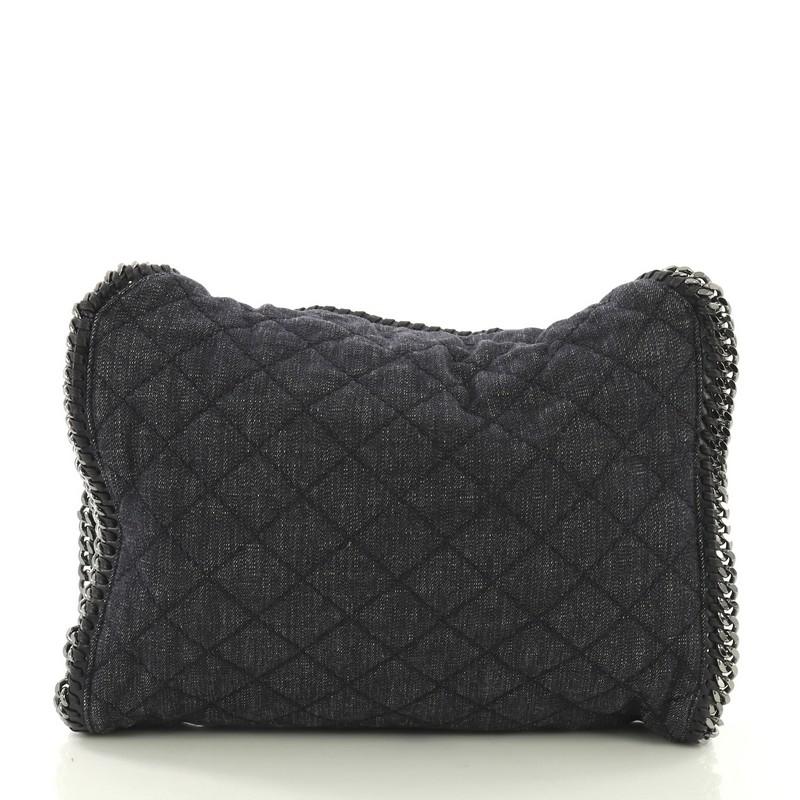 Stella McCartney Falabella Tote Quilted Denim Small In Good Condition In NY, NY