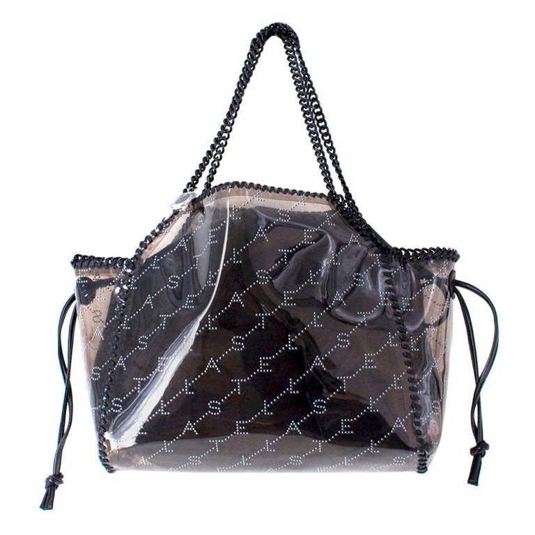Stella McCartney Falabella Transparent PVC Tote Bag - New Season at 1stDibs  | stella mccartney pvc tote, stella mccartney pvc bag