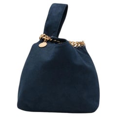 Stella McCartney Falabella Wristlet Bag — Navy