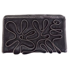 Retro Stella McCartney Falabella Zipper Trim Fold Over Clutch