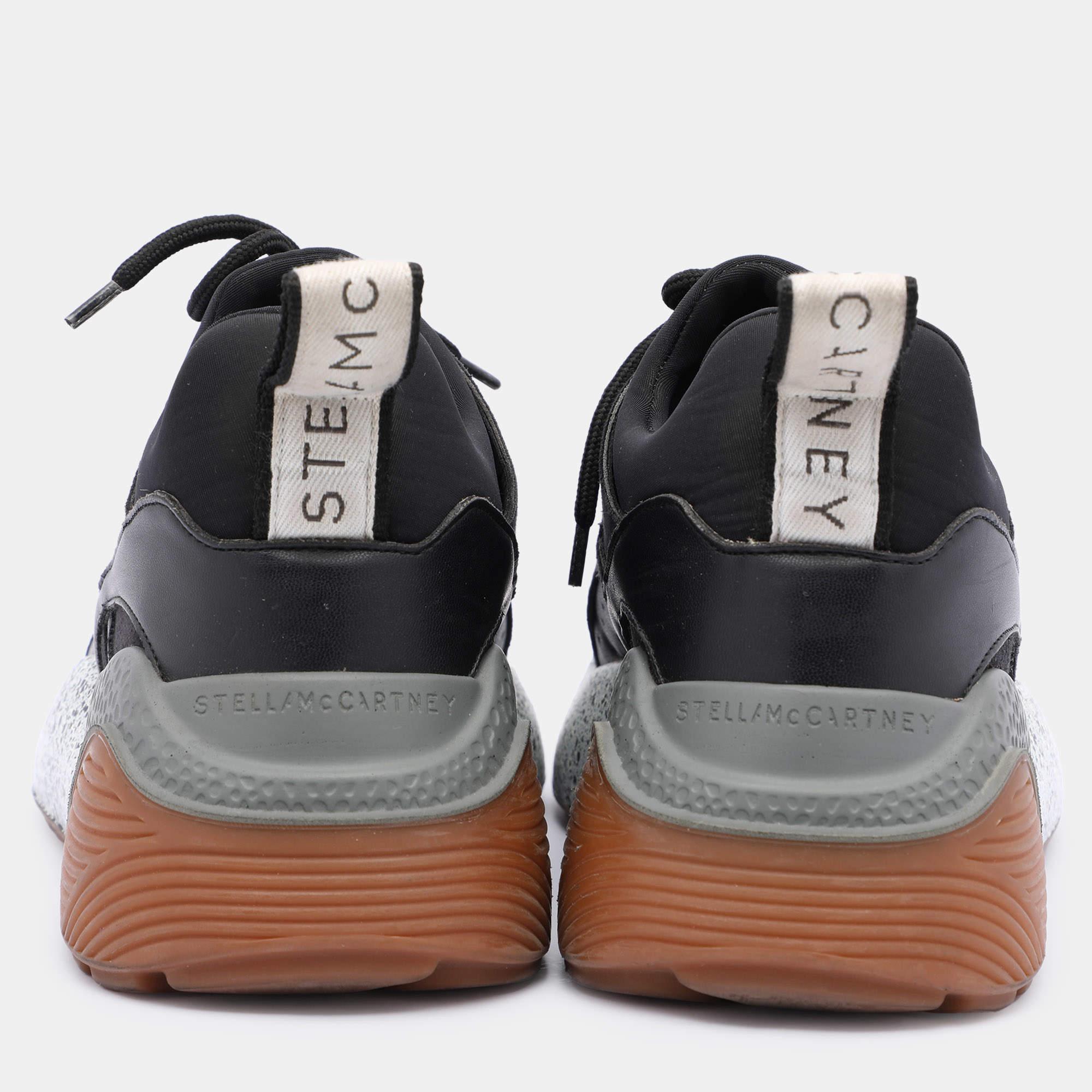 Baskets basses Eclypse Stella McCartney en faux cuir et faux daim, taille 38 Pour femmes en vente
