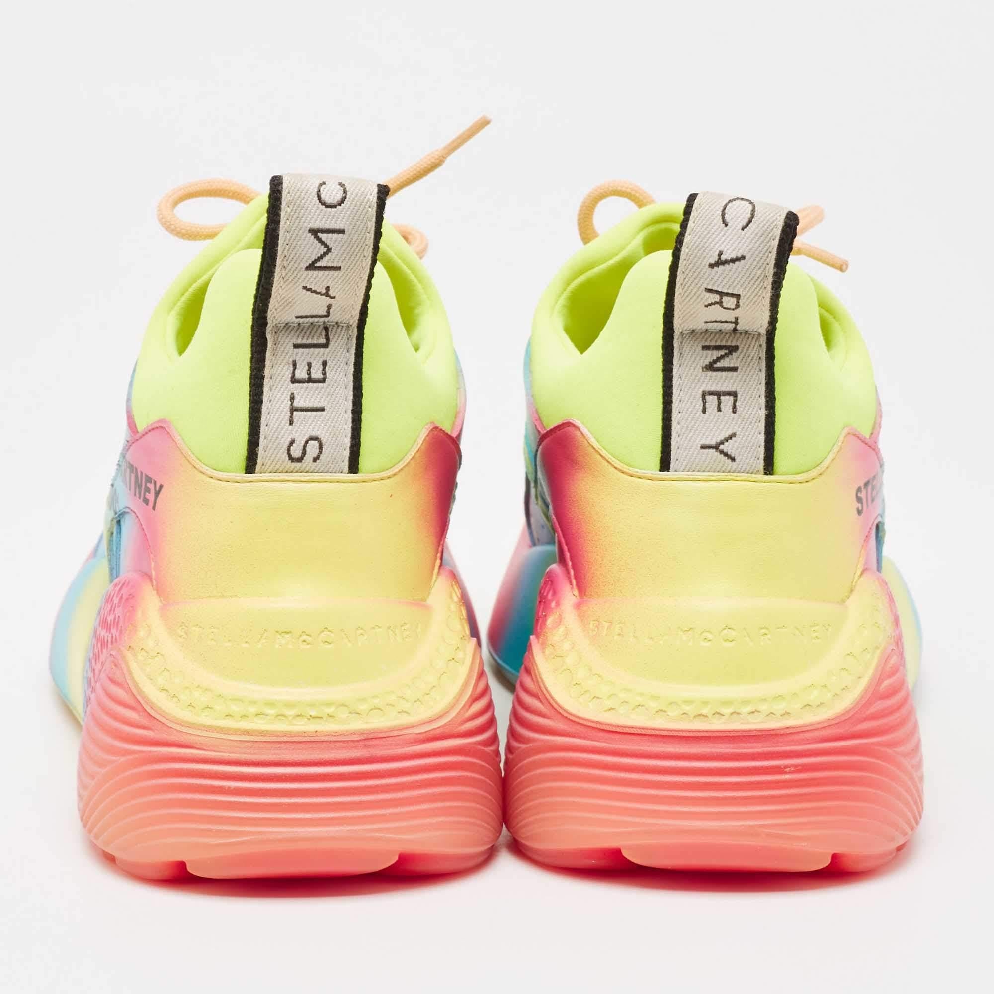 Donna Stella McCartney Eclypse in ecopelle, scarpe da ginnastica allacciate taglia 39 in vendita