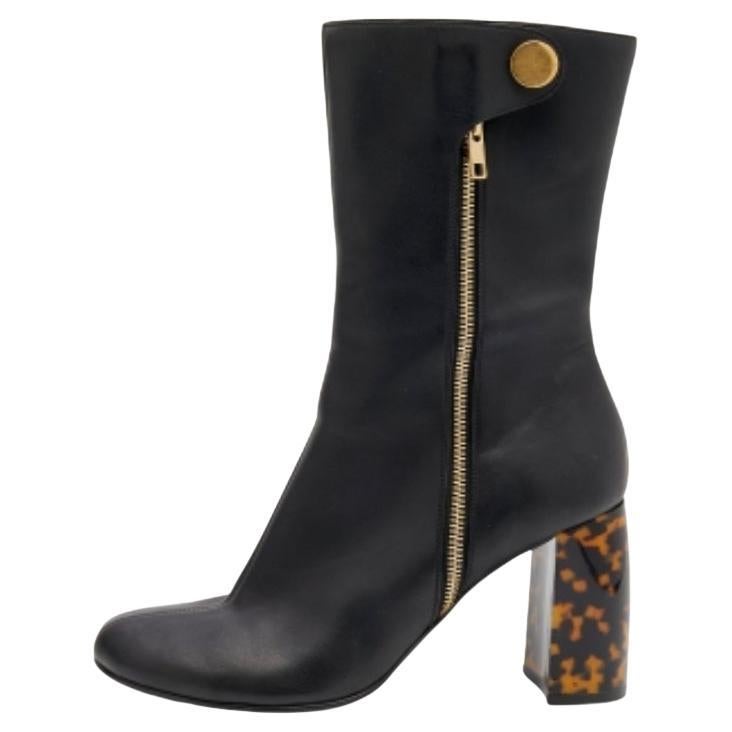 Botines "Percy" de piel sintética de tortuga Stella McCartney, talla 37