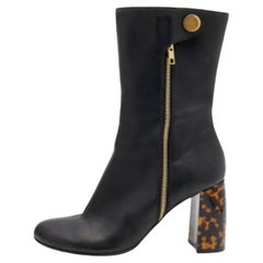 Botines "Percy" de piel sintética de tortuga Stella McCartney, talla 37