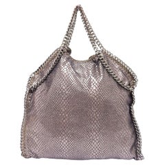 Stella McCartney Faux Python Embossed Leather Falabella Tote
