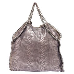 Stella McCartney Bolso Falabella de piel sintética de pitón repujada