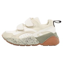 Stella McCartney - Sneakers con cinturino in velcro in finta pelle e finta pelle - misura 38