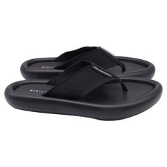Stella McCartney Flip Flops in Black Rubber