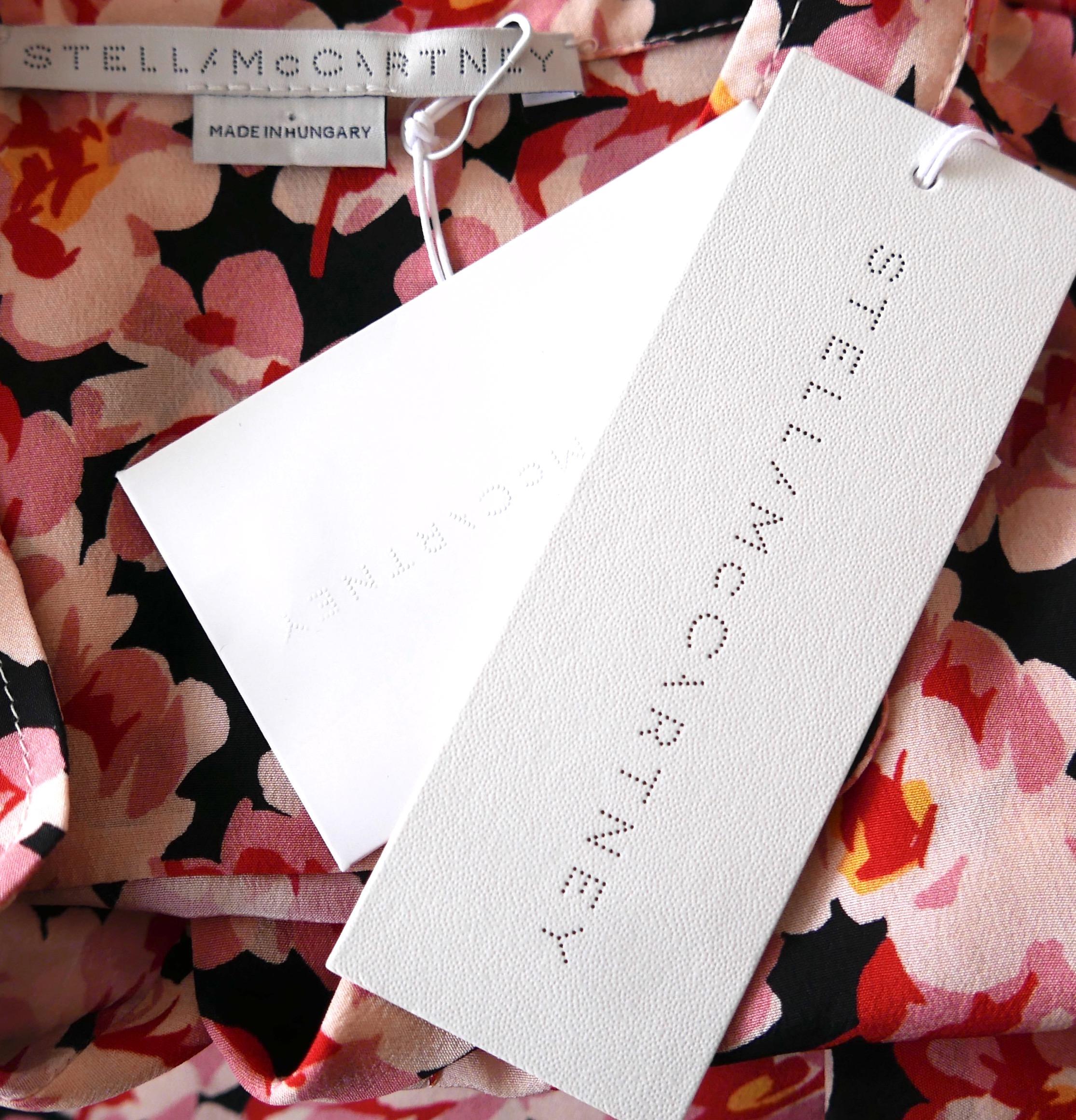 Women's Stella McCartney floral blossom print silk shirt For Sale