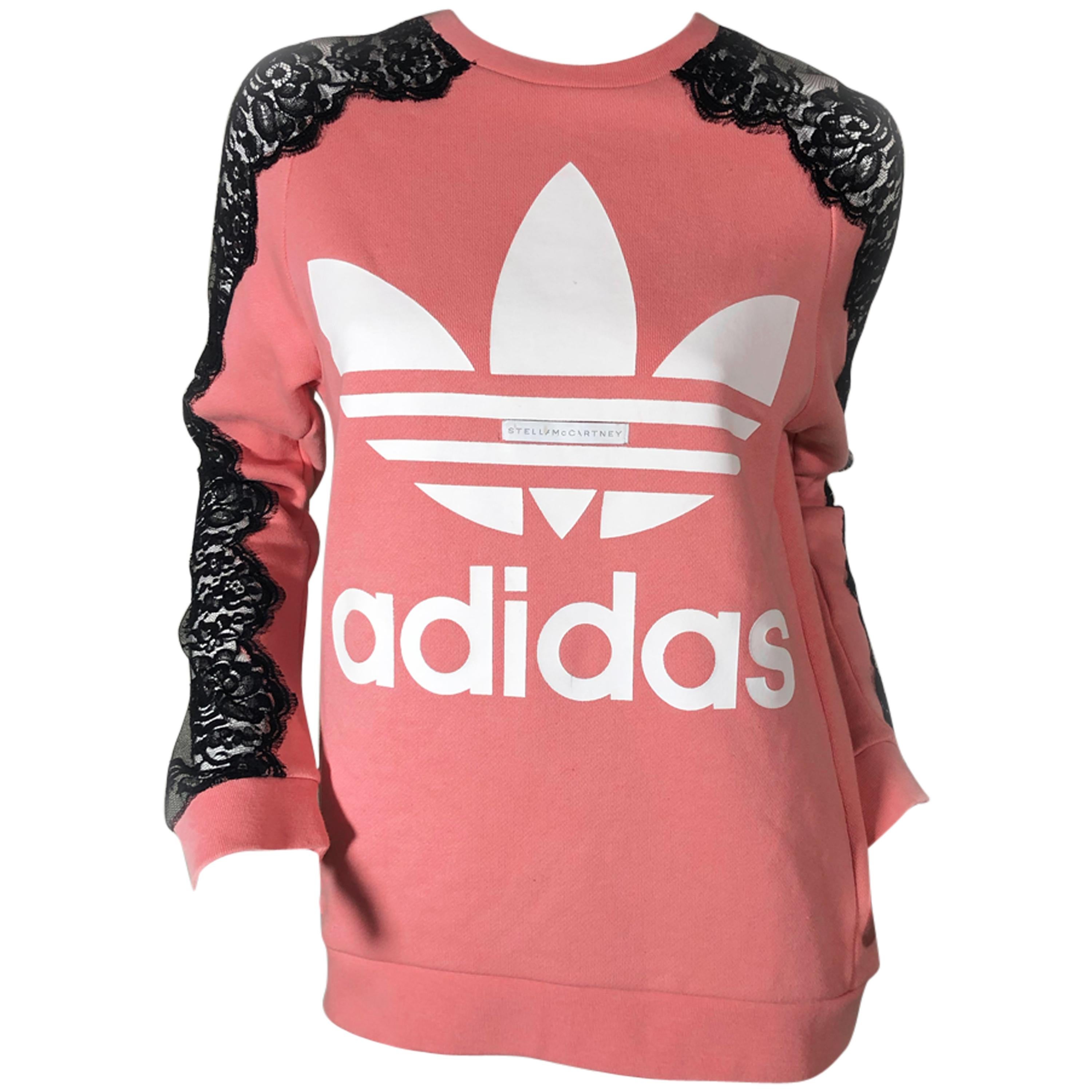 stella mccartney adidas lace sweatshirt